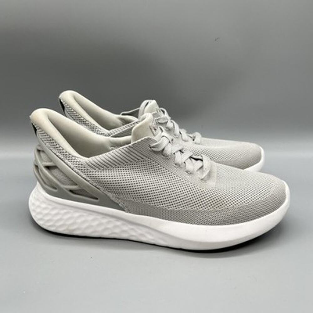 Kizik Shoes Women 9 Gray Mesh Athens Hands Free Slip On Walking Comfort Sneakers